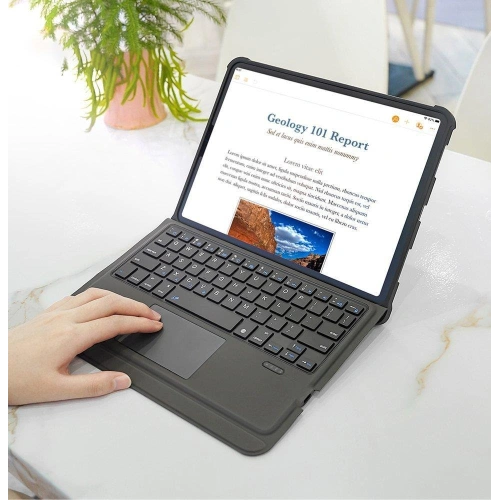 Kup Etui Dux Ducis Touchpad Keyboard Case Bluetooth Apple iPad Air 10.9 2020/2022 (4, 5 gen) / iPad Pro 11 2018/2020/2021 (1, 2, 3 gen) / iPad Air 11 2024 (6. generacji) czarny - DDS404 - {ean13} - Sklep Home Screen