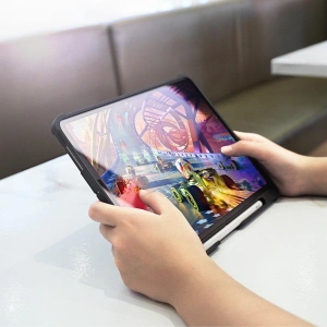 Dux Ducis Case mit Touchpad Tastatur Hülle Bluetooth für Apple iPad Air 10.9 2020/2022 (4., 5. Generation) / iPad Pro 11 2018/2020/2021 (1., 2., 3. Generation) / iPad Air 11 2024 (6. Generation) schwarz