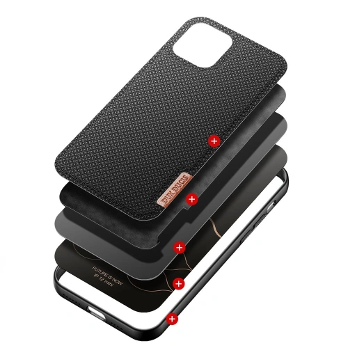 Kup Husa Dux Ducis Fino Apple iPhone 12 mini neagră - DDS426 - {ean13} - Sklep Home Screen