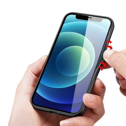 Kup Husa Dux Ducis Fino Apple iPhone 12 mini neagră - DDS426 - {ean13} - Sklep Home Screen