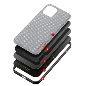 Etui Dux Ducis Fino Apple iPhone 12 mini szary