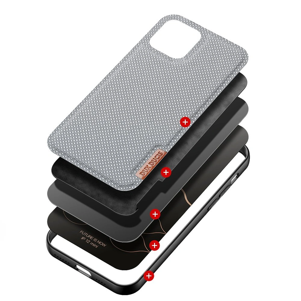 Etui Dux Ducis Fino Apple iPhone 12 mini szary