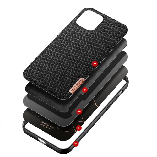 Kup Husa Dux Ducis Fino Apple iPhone 12/12 Pro neagră - DDS428 - {ean13} - Sklep Home Screen
