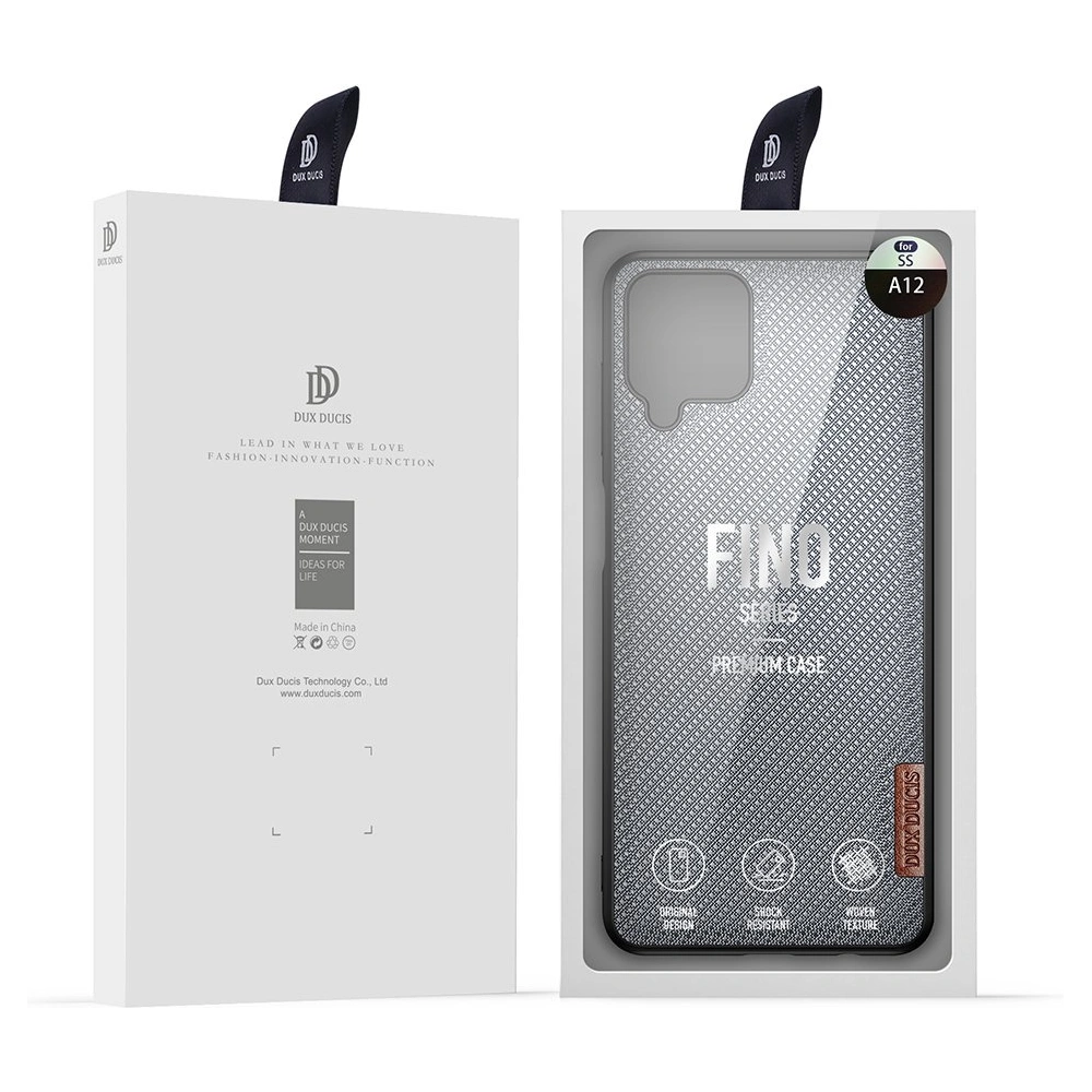 Etui Dux Ducis Fino Samsung Galaxy A12/M12 szary