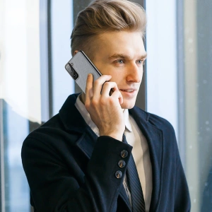 Case Dux Ducis Fino Samsung Galaxy S21+ Plus grau