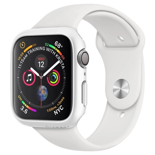 Kup Etui Spigen Thin Fit Apple Watch 4/5/6/7/8/9/SE 44/45mm Bílá - SPN479WHT - {ean13} - Sklep Home Screen