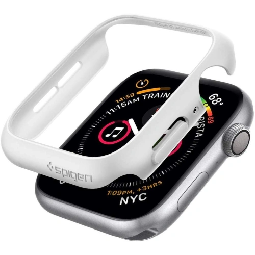 Kup Etui Spigen Thin Fit Apple Watch 4/5/6/7/8/9/SE 44/45mm Bílá - SPN479WHT - {ean13} - Sklep Home Screen