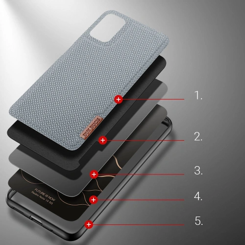 Kup Case Dux Ducis Fino Xiaomi Redmi Note 10 5G/POCO M3 PRO grau - DDS553 - {ean13} - Sklep Home Screen