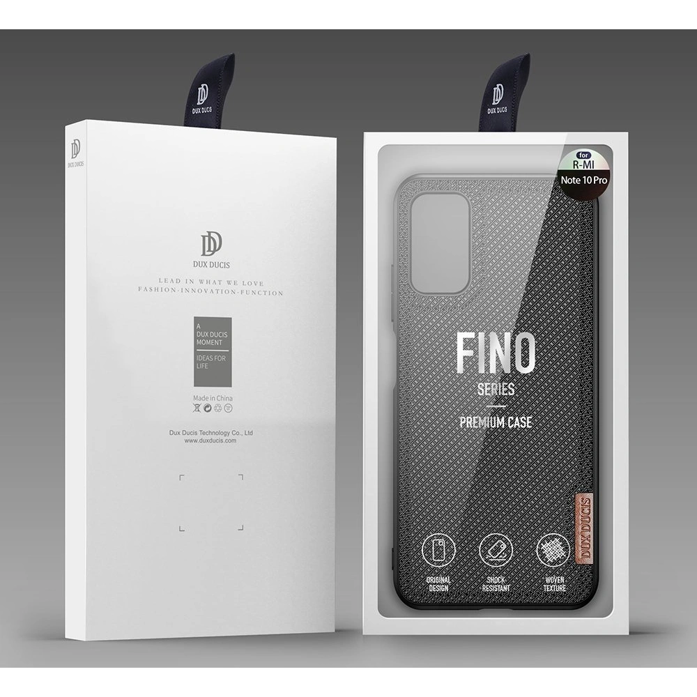 Etui Dux Ducis Fino Xiaomi Redmi Note 10 Pro czarny