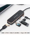 Kup Hub USAMS 2xUSB/USB-C/HDMI/Micro SD+SD fekete SJ575HUB01 - USA790 - {ean13} - Sklep Home Screen