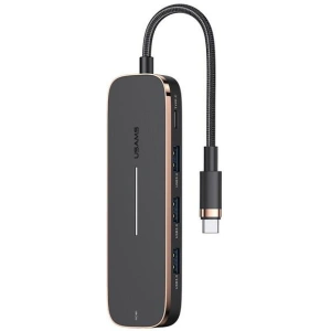 Kup Hub USAMS 3xUSB/USB-C/HDMI schwarz SJ578HUB01 - USA791 - {ean13} - Sklep Home Screen