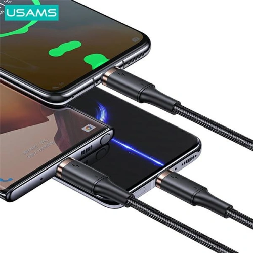 Buy USAMS U81 Cable USB-C/USB-C 100W PD Fast Charge 6m black SJ570USB01 - USA792 - {ean13} - Home Screen Store Europe