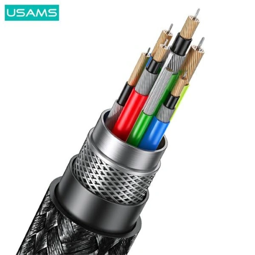 Buy USAMS U81 Cable USB-C/USB-C 100W PD Fast Charge 6m black SJ570USB01 - USA792 - {ean13} - Home Screen Store Europe