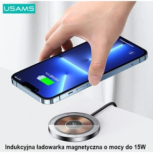 Kup Ładowarka indukcyjna USAMS US-CD183 magnetic 15W czarny/black CD183CDX01 - USA793 - {ean13} - Sklep Home Screen