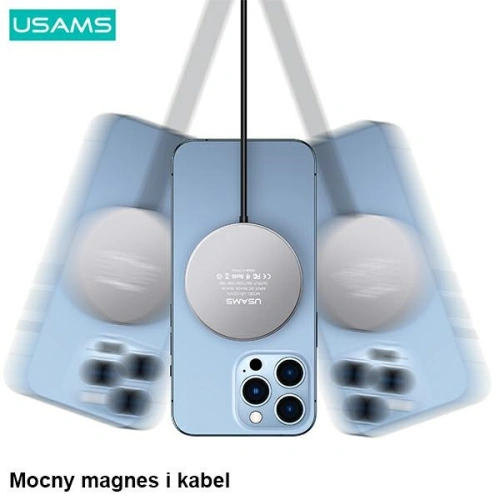 Kup Ładowarka indukcyjna USAMS US-CD183 magnetic 15W czarny/black CD183CDX01 - USA793 - {ean13} - Sklep Home Screen