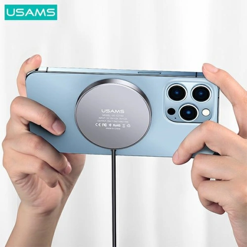 Buy USAMS US-CD183 Wireless Charger magnetic 15W black CD183CDX01 - USA793 - {ean13} - Home Screen Store Europe