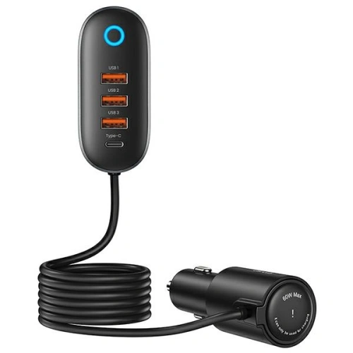 Kup Încărcător auto USAMS 3xUSB/1xUSB-C 156W negru/black CC161CC01 - USA794 - {ean13} - Sklep Home Screen