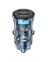 Încărcător auto USAMS C31 3A 2xUSB-A Încărcare rapidă albastru/blue CC162CC02