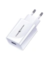 USAMS T22 Netzladegerät 1xUSB 18W 3A QC3.0 + 1m USB-C Kabel weiß/white T48OCLN01