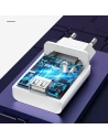 Kup USAMS T22 Netzladegerät 1xUSB 18W 3A QC3.0 + 1m USB-C Kabel weiß/white T48OCLN01 - USA797 - {ean13} - Sklep Home Screen