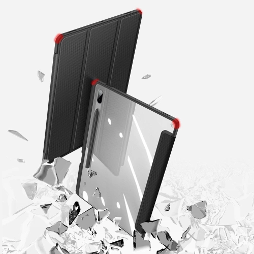 Kup Etui Dux Ducis Toby Samsung Galaxy Tab S8+ Plus/Tab S7+ Plus/Tab S7 FE cu suport pentru stylus negru - DDS588 - {ean13} - Sklep Home Screen