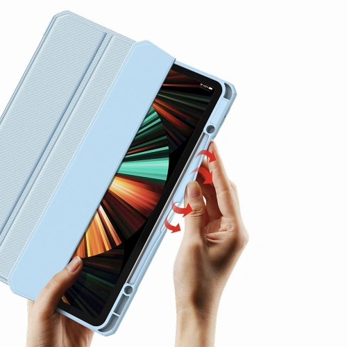 Kup Etui Dux Ducis Toby Apple iPad Pro 12.9 2021 (a 5-a generație) cu suport pentru creion, albastru. - DDS591 - {ean13} - Sklep Home Screen