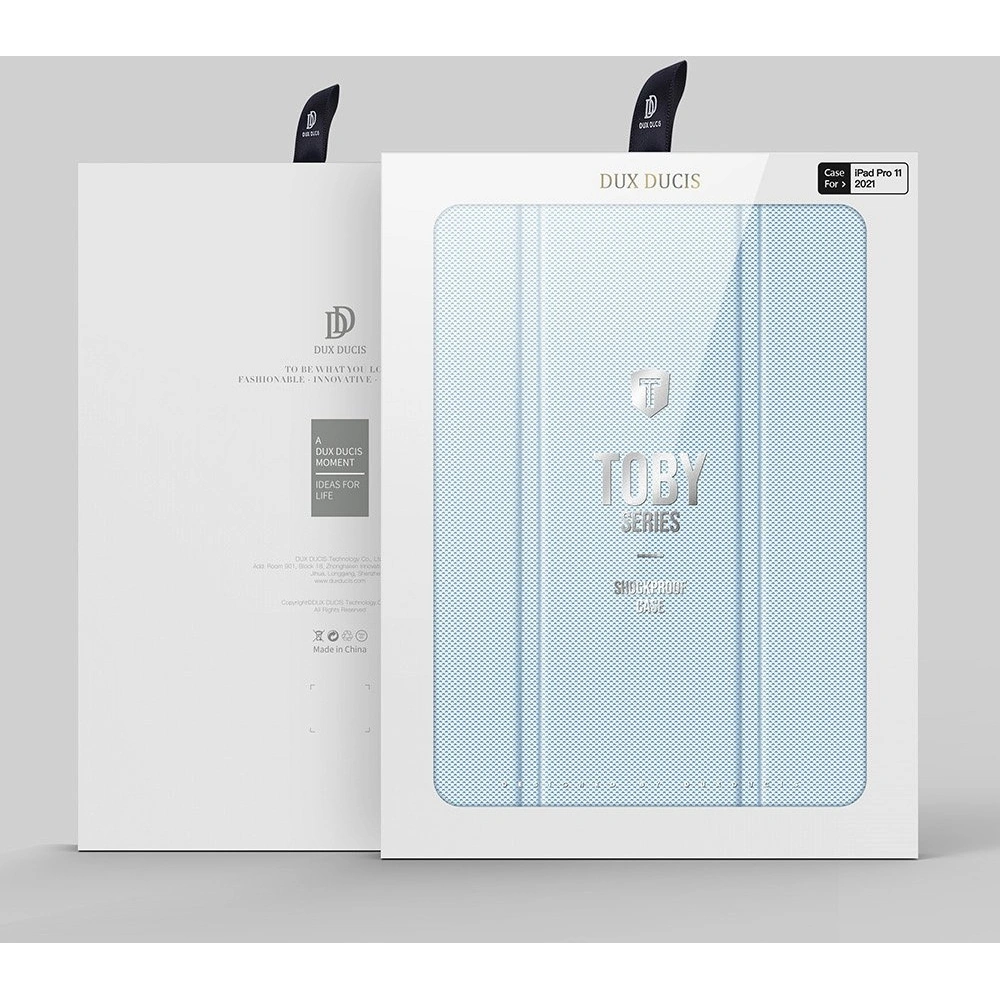 Etui Dux Ducis Toby Apple iPad Pro 11 2021 (3. generacji) Pencil holder niebieski