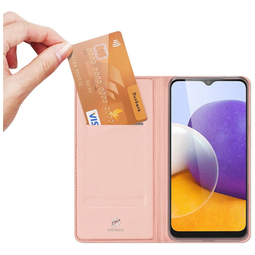 Etui Dux Ducis Skin Pro Samsung Galaxy A22 5G różowy