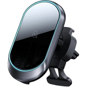 Kup Magnetischer Halter USAMS Wireless Charging 15W Air Vent schwarz CD182ZJ01 - USA801 - {ean13} - Sklep Home Screen