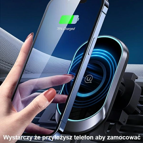 Kup Urmărește magnetul USAMS Wireless Charging 15W Air Vent negru/CD182ZJ01. - USA801 - {ean13} - Sklep Home Screen