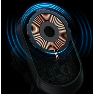 Kup Magnetyczny uchwyt USAMS Wireless Charging 15W Air Vent czarny/black CD182ZJ01 - USA801 - {ean13} - Sklep Home Screen
