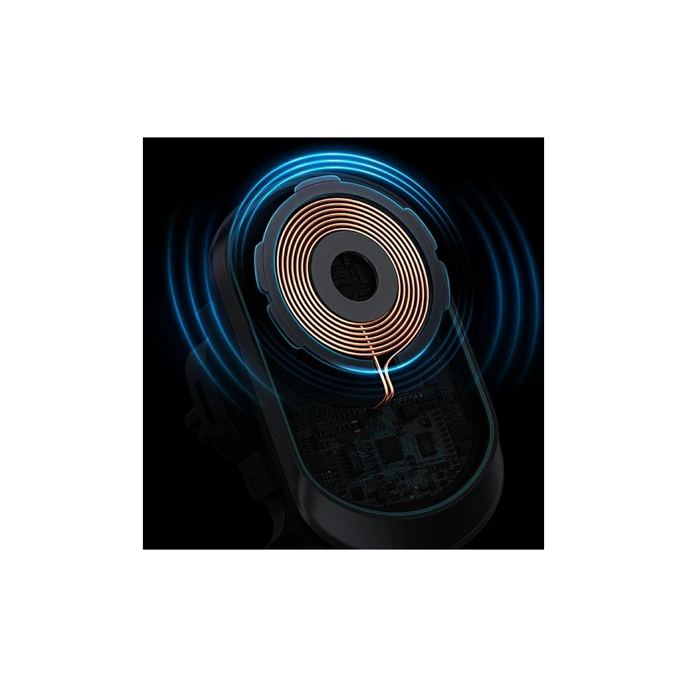 Magnetyczny uchwyt USAMS Wireless Charging 15W Air Vent czarny/black CD182ZJ01