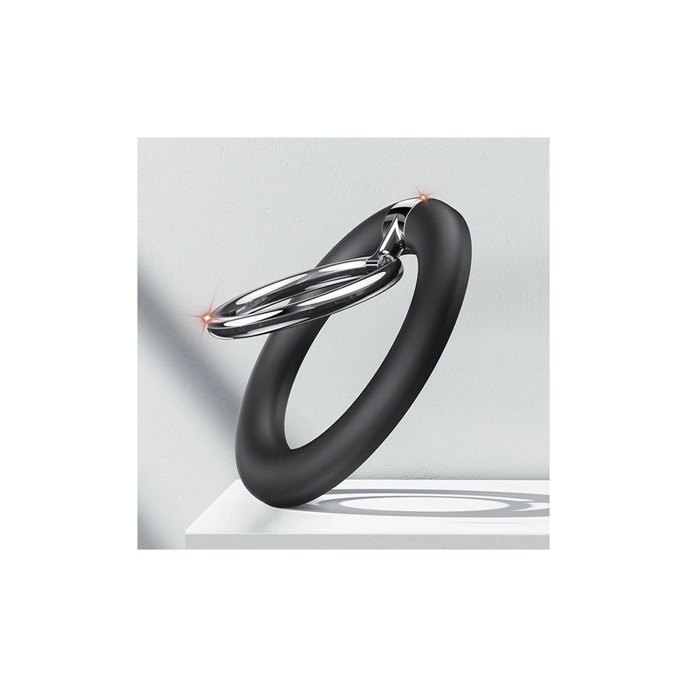 Uchwyt na palec USAMS Ring holder magnetic czarny/black US-ZJ071