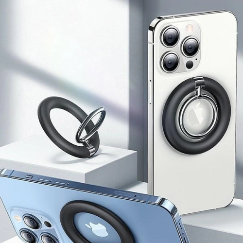 Kup Suport pentru deget USAMS Ring holder magnetic negru/black US-ZJ071 - USA803 - {ean13} - Sklep Home Screen