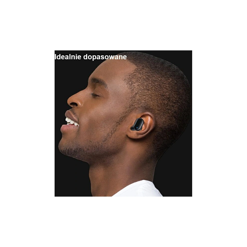 Słuchawki TWS USAMS BH series Bluetooth 5.1 biały/white BHUBH02