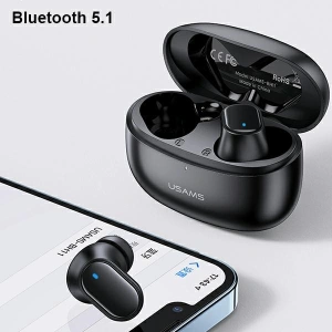 Buy USAMS BH series TWS Earphones Bluetooth 5.1 red BHUBH03 - USA806 - {ean13} - Home Screen Store Europe