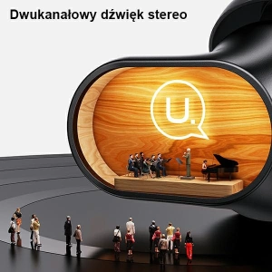 Sluchátka TWS USAMS BH série Bluetooth 5.1 červená/red BHUBH03