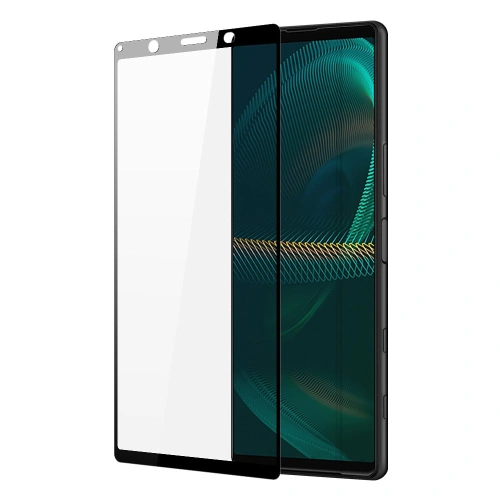 Kup Sticlă securizată Dux Ducis 10D Sticlă Temperată Sony Xperia 5 III neagră (compatibilă cu husă) - DDS606 - {ean13} - Sklep Home Screen