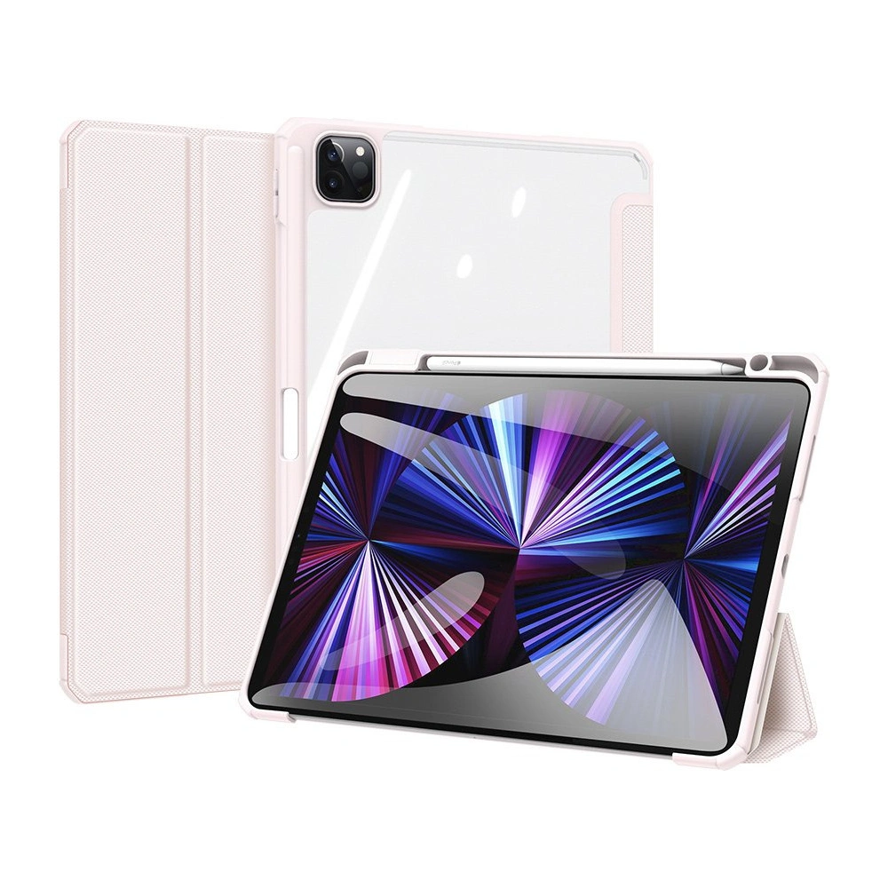Etui Dux Ducis Toby Apple iPad Air 10.9 2020/2022 (4. i 5. generacji) / iPad Air 11 2024 (6. generacji) Pencil holder różowy