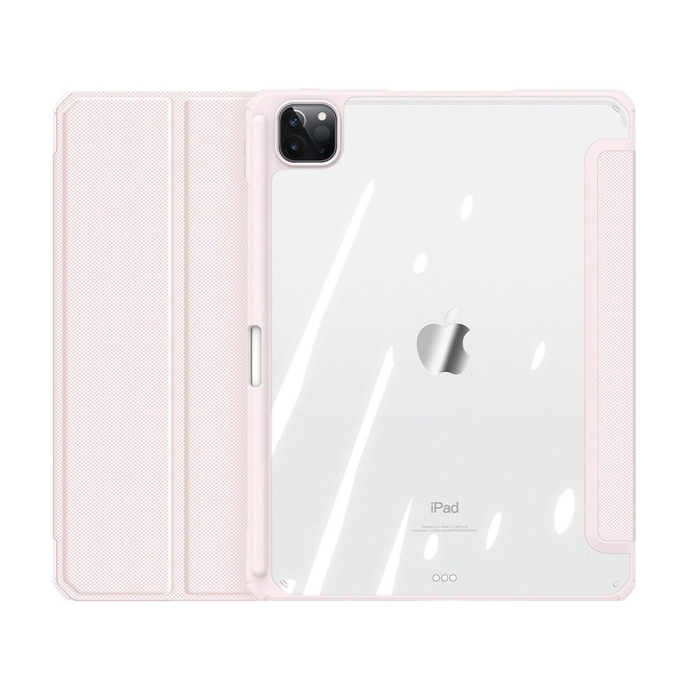 Etui Dux Ducis Toby Apple iPad Air 10.9 2020/2022 (4. i 5. generacji) / iPad Air 11 2024 (6. generacji) Pencil holder różowy