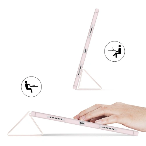 Kup Etui Dux Ducis Toby pentru Apple iPad Air 10.9 2020/2022 (generatia 4 si 5) / iPad Air 11 2024 (generatia 6) cu suport pentru creion, roz - DDS615 - {ean13} - Sklep Home Screen