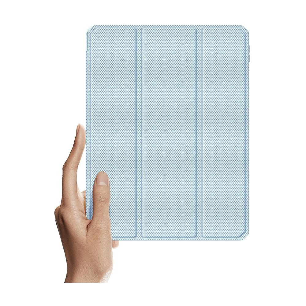 Etui Dux Ducis Toby Apple iPad Air 10.9 2020/2022 (4. i 5. generacji) / iPad Air 11 2024 (6. generacji) Pencil holder niebieski