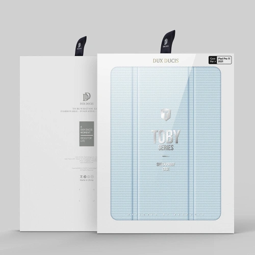 Kup Etui Dux Ducis Toby pentru Apple iPad Air 10.9 2020/2022 (4. și 5. generație) / iPad Air 11 2024 (6. generație) cu suport pentru stilou, albastru - DDS617 - {ean13} - Sklep Home Screen