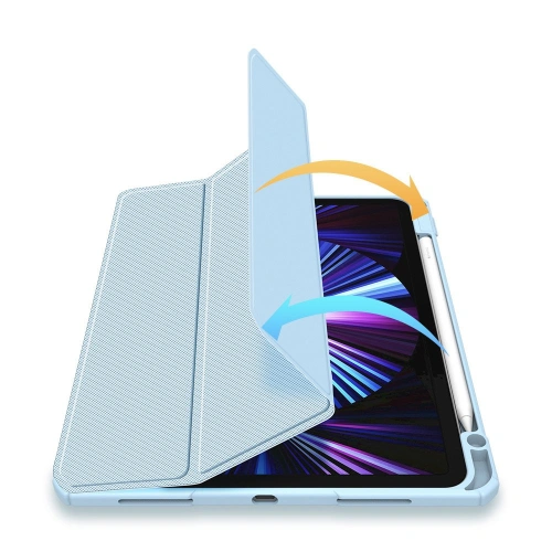 Kup Etui Dux Ducis Toby pentru Apple iPad Air 10.9 2020/2022 (4. și 5. generație) / iPad Air 11 2024 (6. generație) cu suport pentru stilou, albastru - DDS617 - {ean13} - Sklep Home Screen