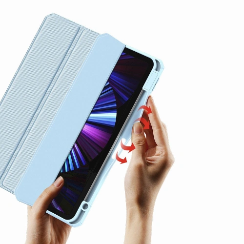 Kup Etui Dux Ducis Toby pentru Apple iPad Air 10.9 2020/2022 (4. și 5. generație) / iPad Air 11 2024 (6. generație) cu suport pentru stilou, albastru - DDS617 - {ean13} - Sklep Home Screen