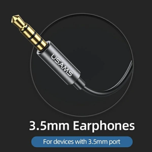 Buy USAMS EP-46 Earphones red 1,2m HSEP4602 - USA808 - {ean13} - Home Screen Store Europe