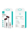 Buy USAMS EP-46 Earphones red 1,2m HSEP4602 - USA808 - {ean13} - Home Screen Store Europe