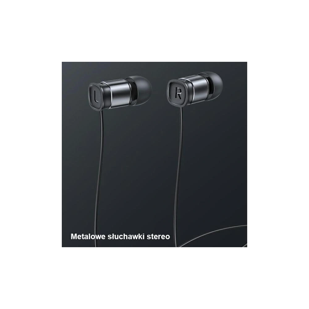 Słuchawki USAMS EP-46 USB-C czarny/black 1,2m HSEP4603