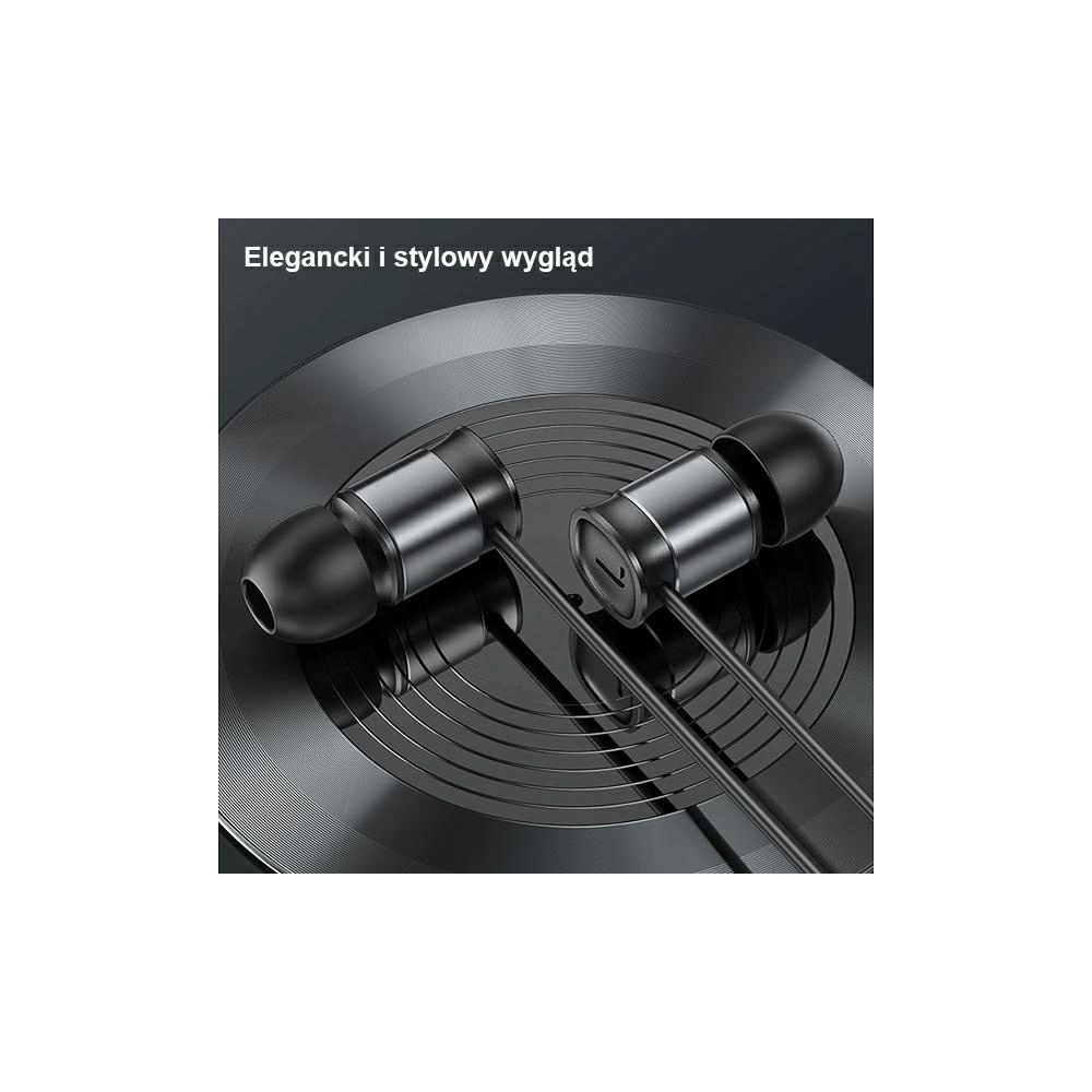 Słuchawki USAMS EP-46 USB-C czarny/black 1,2m HSEP4603