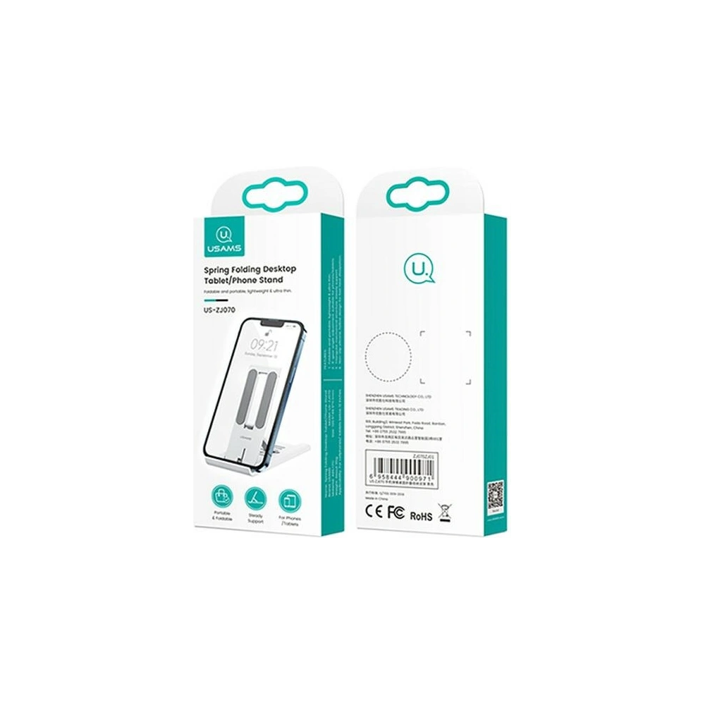 Uchwyt biurkowy USAMS biały/white US-ZJ070